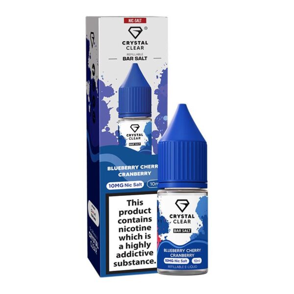 Blueberry Cherry Cranberry By Crystal Clear Salt 10ml