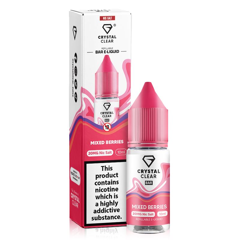 Mixed Berries By Crystal Clear Salt 10ml - Image 2